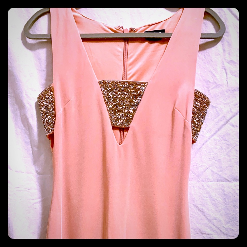 Midi Peach Dress